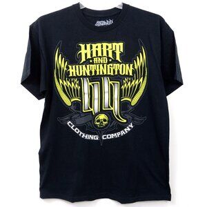 VTG Y2K Hart & Huntingtion Clothing & Tattoo Co. Ink Rock Moto Men's LG Tee